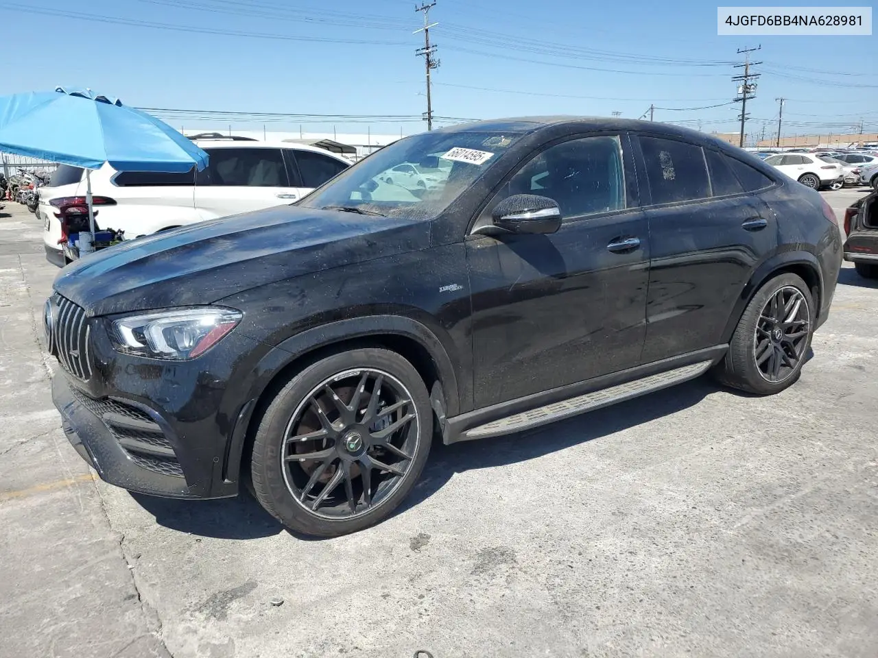 2022 Mercedes-Benz Gle Coupe Amg 53 4Matic VIN: 4JGFD6BB4NA628981 Lot: 66014595