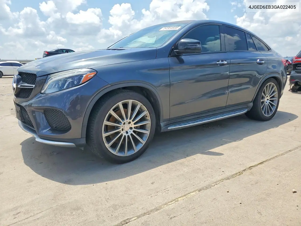 2016 Mercedes-Benz Gle Coupe 450 4Matic VIN: 4JGED6EB3GA022405 Lot: 54964606