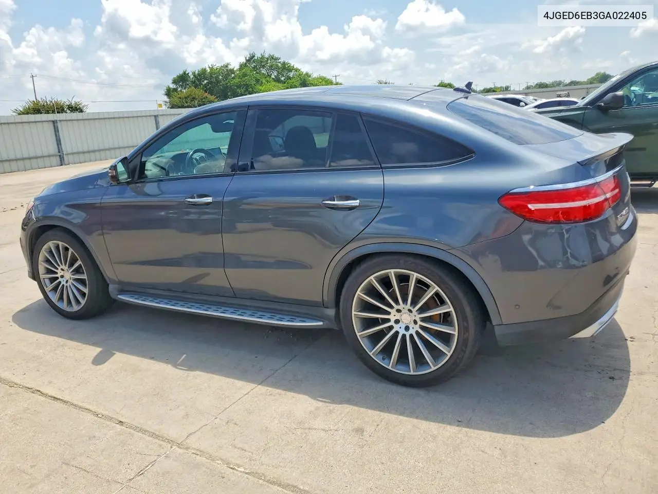 2016 Mercedes-Benz Gle Coupe 450 4Matic VIN: 4JGED6EB3GA022405 Lot: 54964606