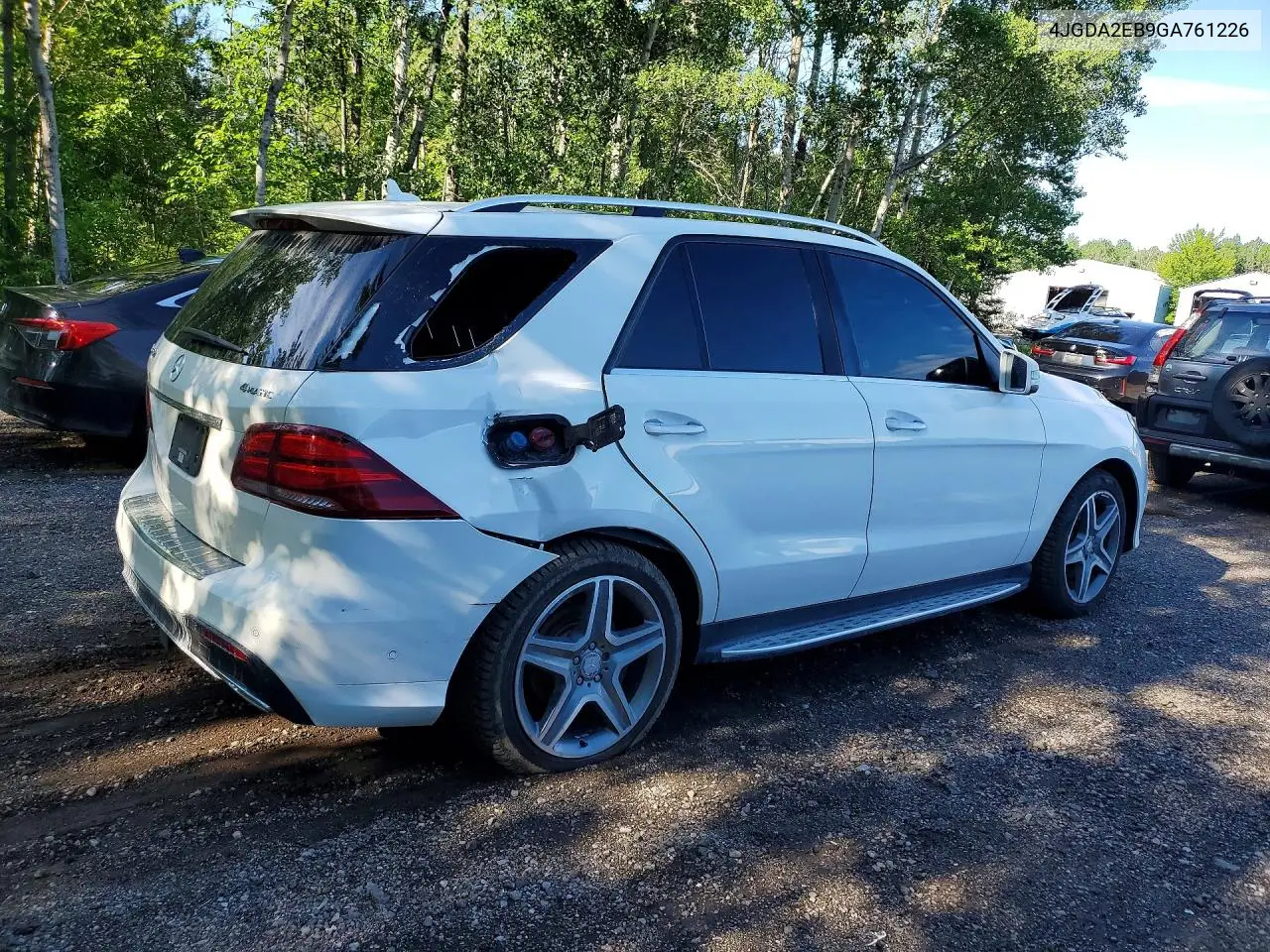 2016 Mercedes-Benz Gle 350D 4Matic VIN: 4JGDA2EB9GA761226 Lot: 55322686