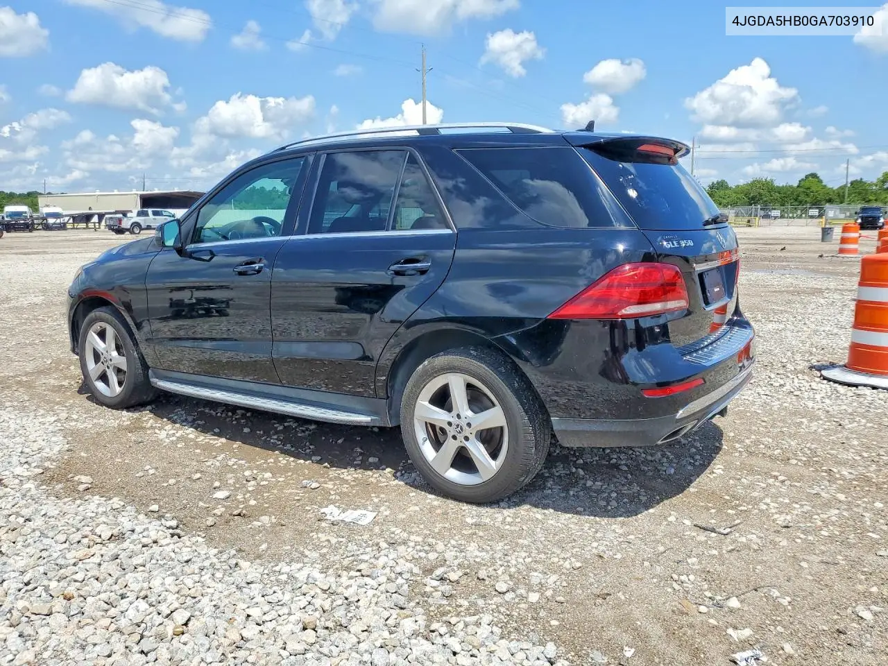 2016 Mercedes-Benz Gle 350 4Matic VIN: 4JGDA5HB0GA703910 Lot: 56193836