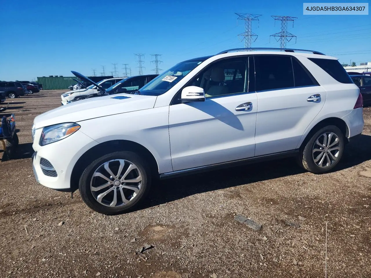 2016 Mercedes-Benz Gle 350 4Matic VIN: 4JGDA5HB3GA634307 Lot: 56721586
