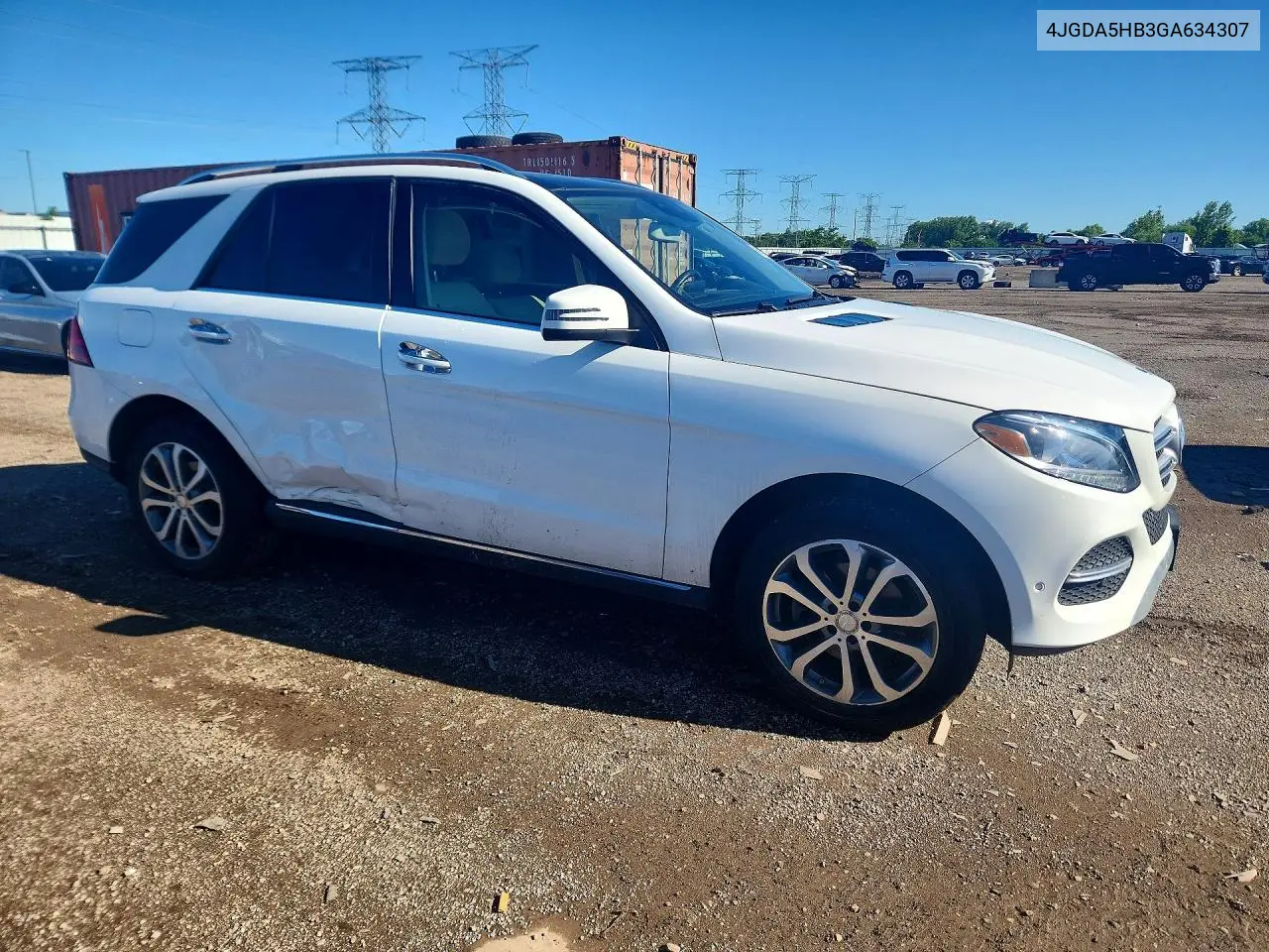 2016 Mercedes-Benz Gle 350 4Matic VIN: 4JGDA5HB3GA634307 Lot: 56721586