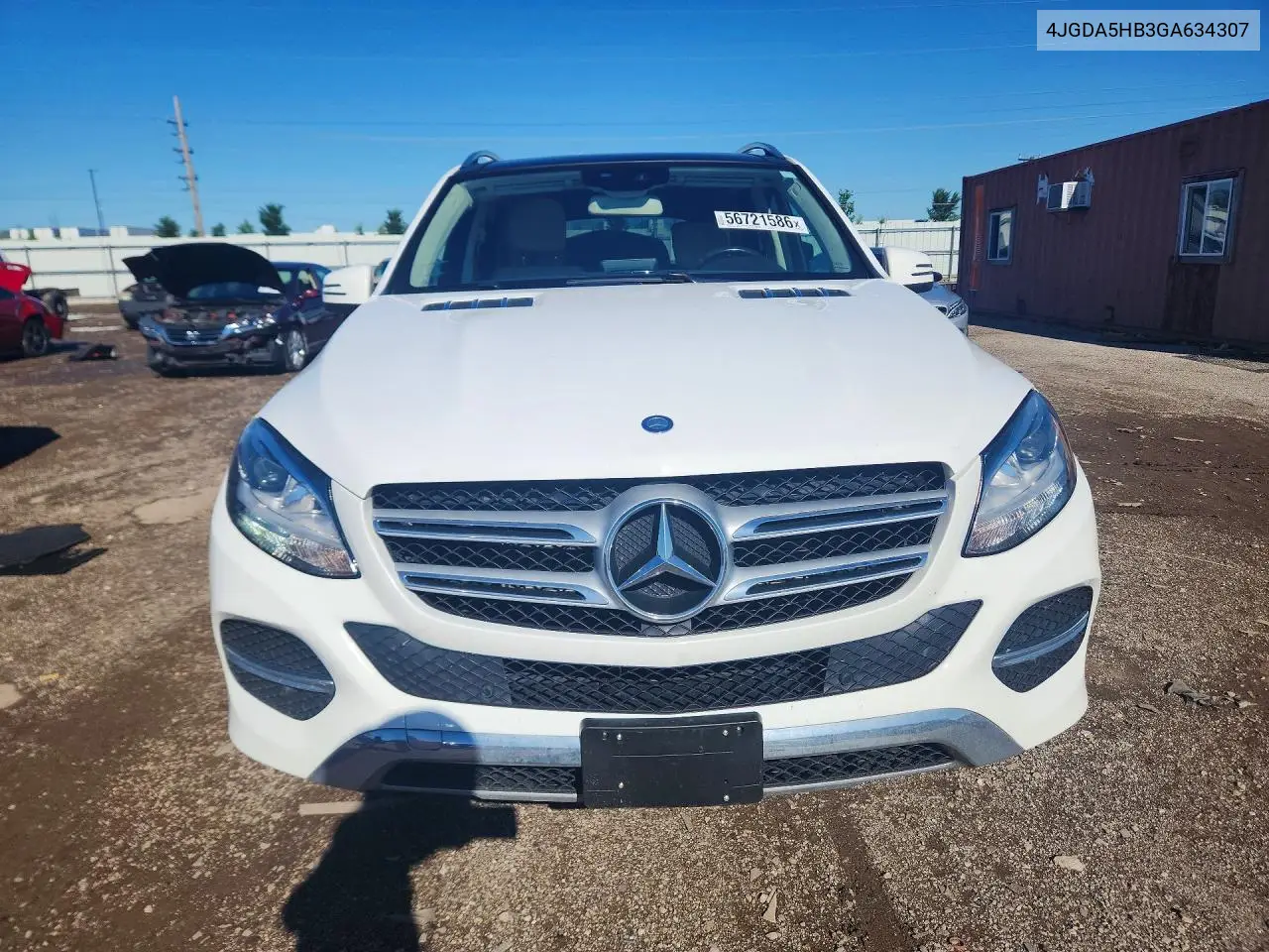 2016 Mercedes-Benz Gle 350 4Matic VIN: 4JGDA5HB3GA634307 Lot: 56721586