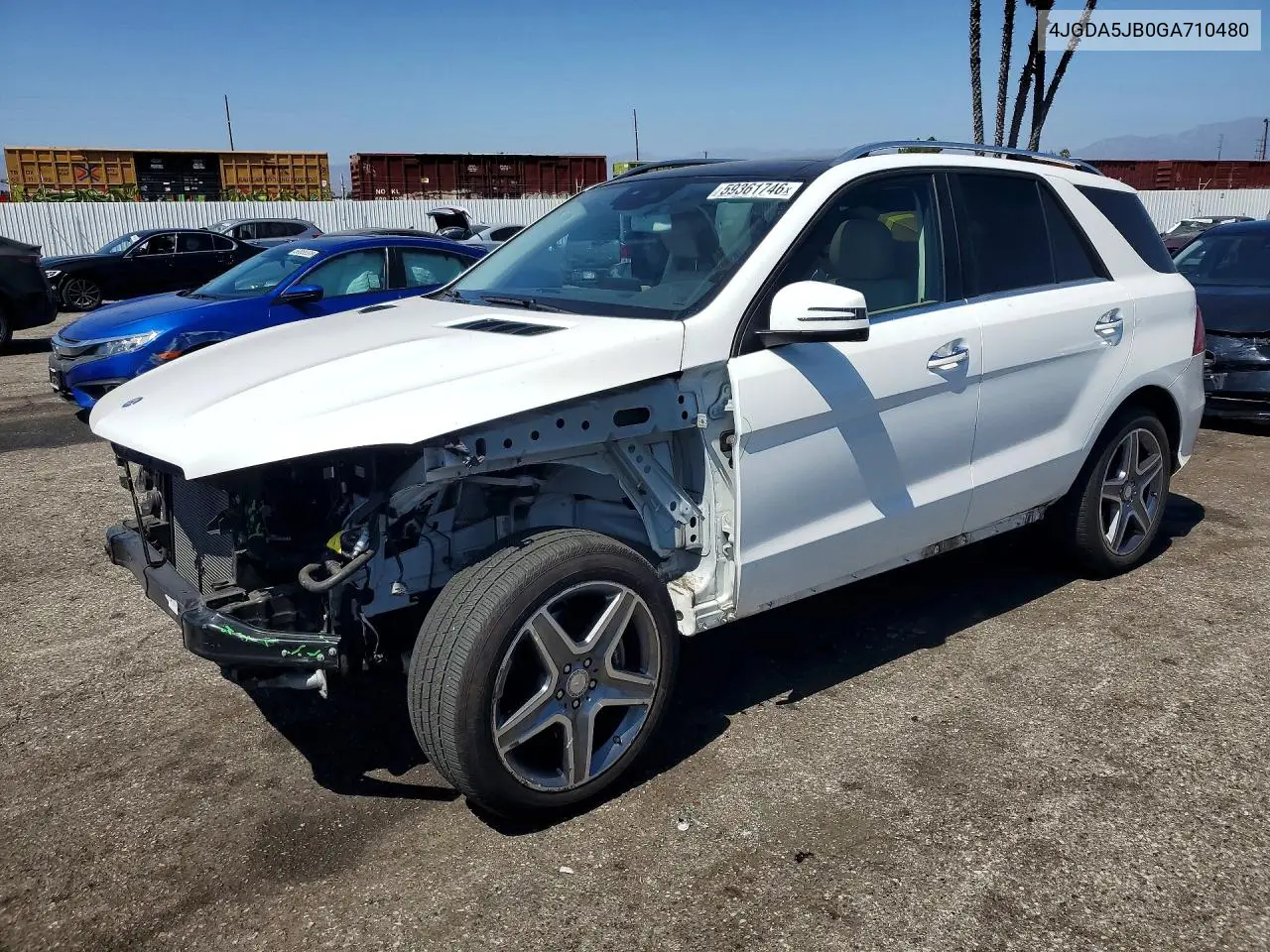 2016 Mercedes-Benz Gle 350 VIN: 4JGDA5JB0GA710480 Lot: 59361746