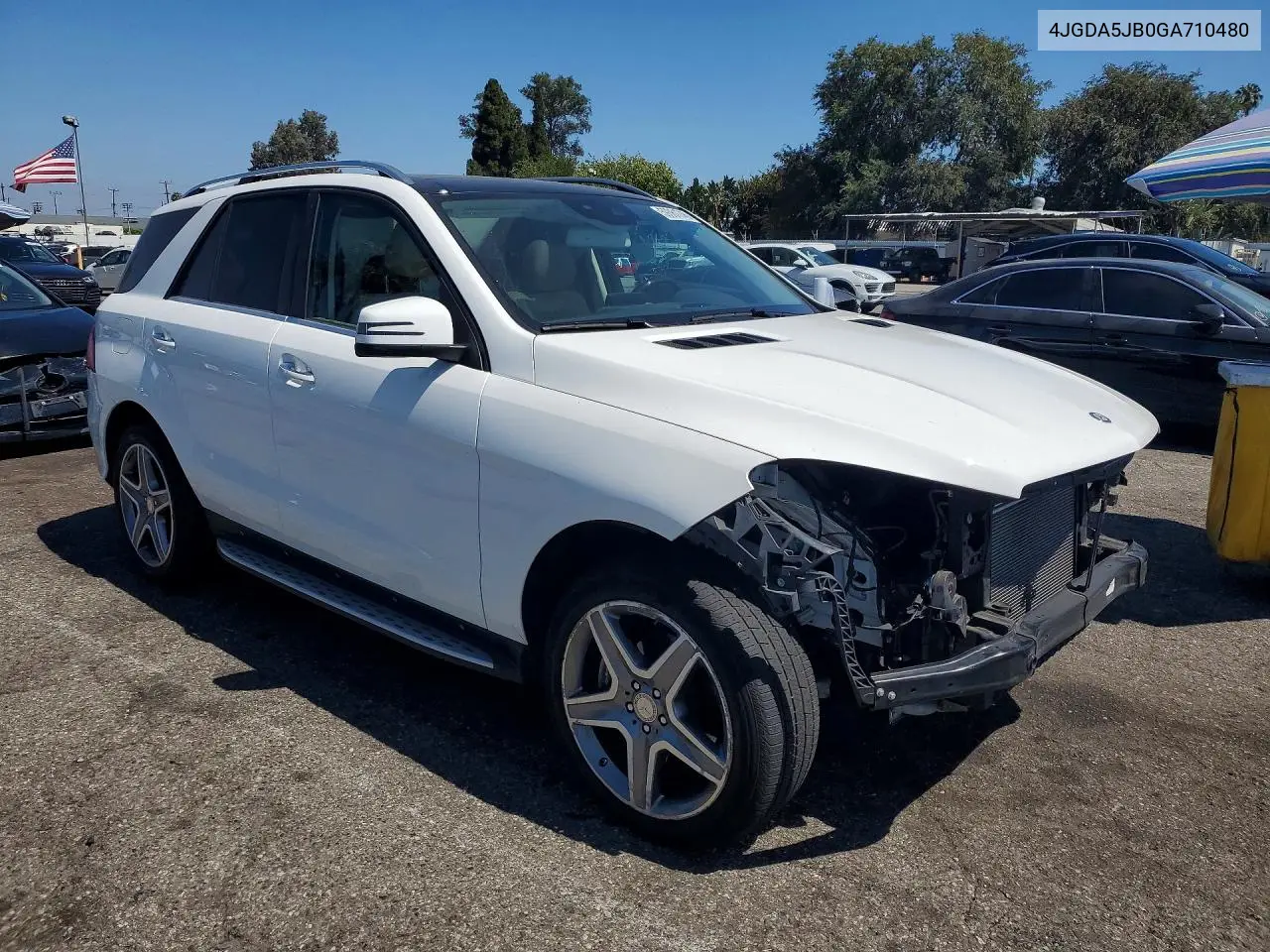 2016 Mercedes-Benz Gle 350 VIN: 4JGDA5JB0GA710480 Lot: 59361746