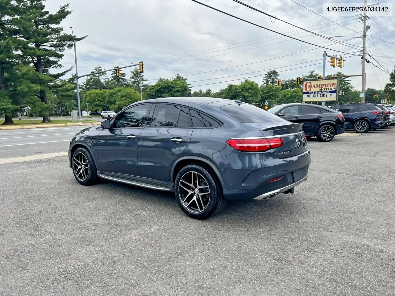 2016 Mercedes-Benz Gle Coupe 450 4Matic VIN: 4JGED6EB2GA034142 Lot: 59404536