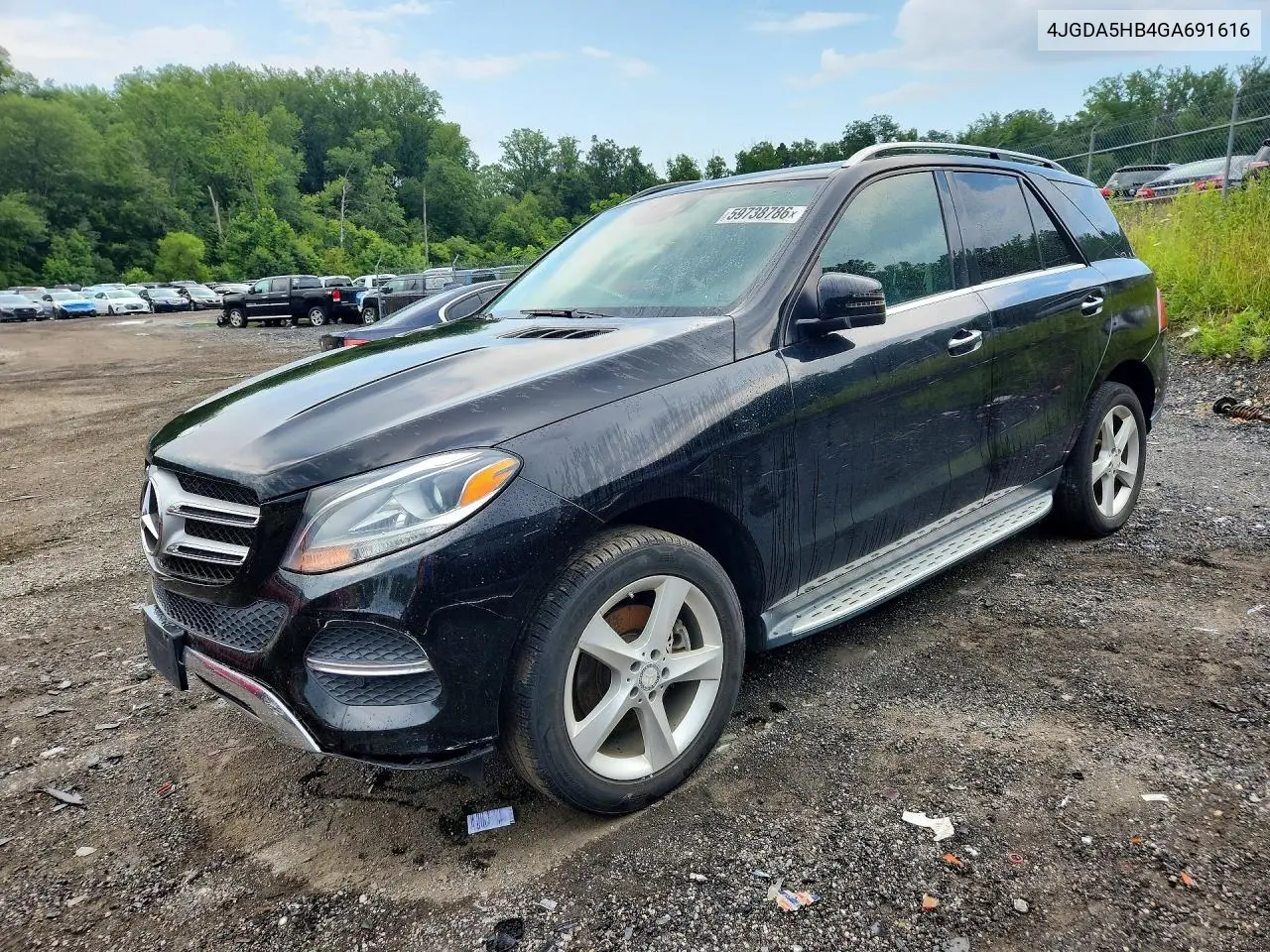 2016 Mercedes-Benz Gle 350 4Matic VIN: 4JGDA5HB4GA691616 Lot: 59738786