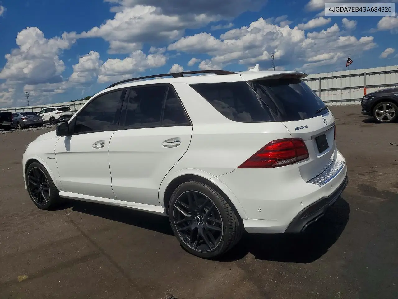 2016 Mercedes-Benz Gle 63 Amg 4Matic VIN: 4JGDA7EB4GA684326 Lot: 59906996