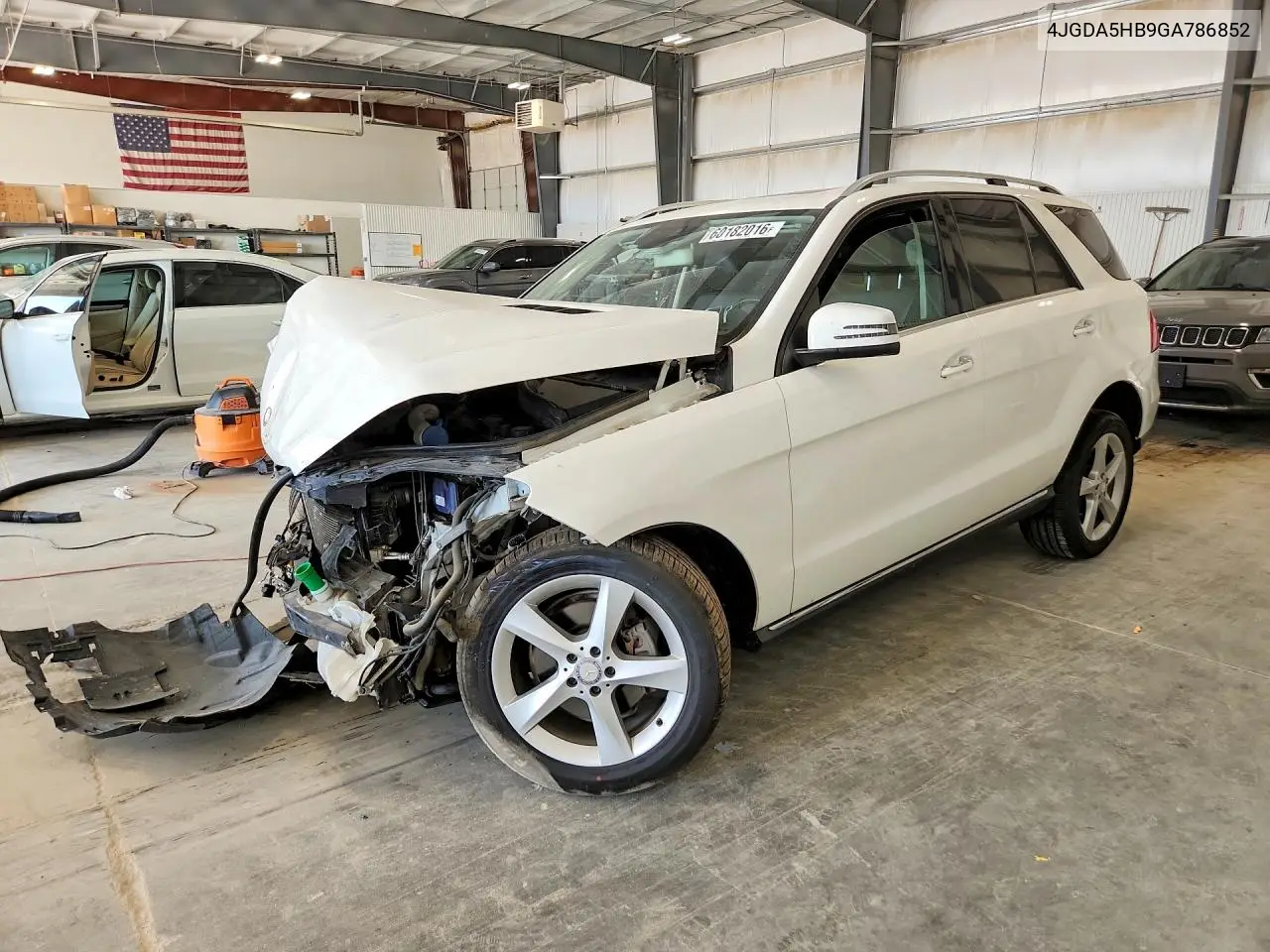 2016 Mercedes-Benz Gle 350 4Matic VIN: 4JGDA5HB9GA786852 Lot: 60182016