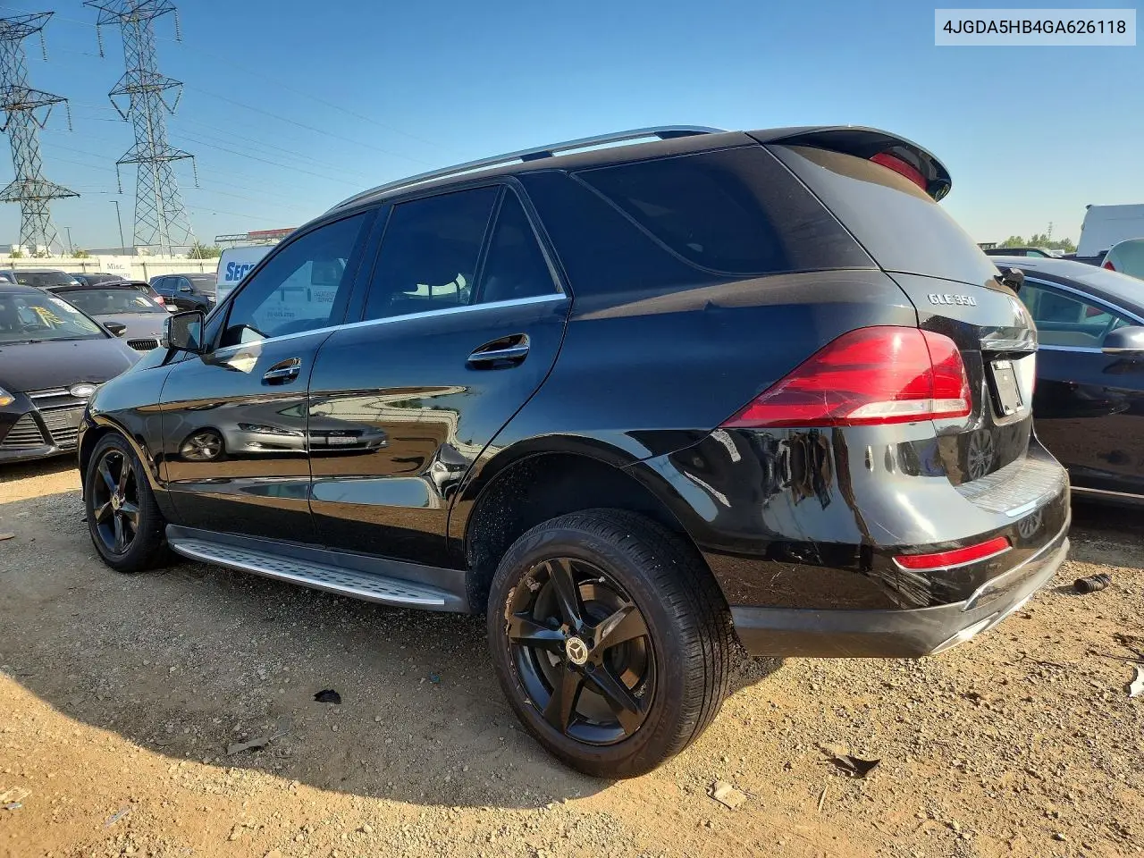 2016 Mercedes-Benz Gle 350 4Matic VIN: 4JGDA5HB4GA626118 Lot: 60701446