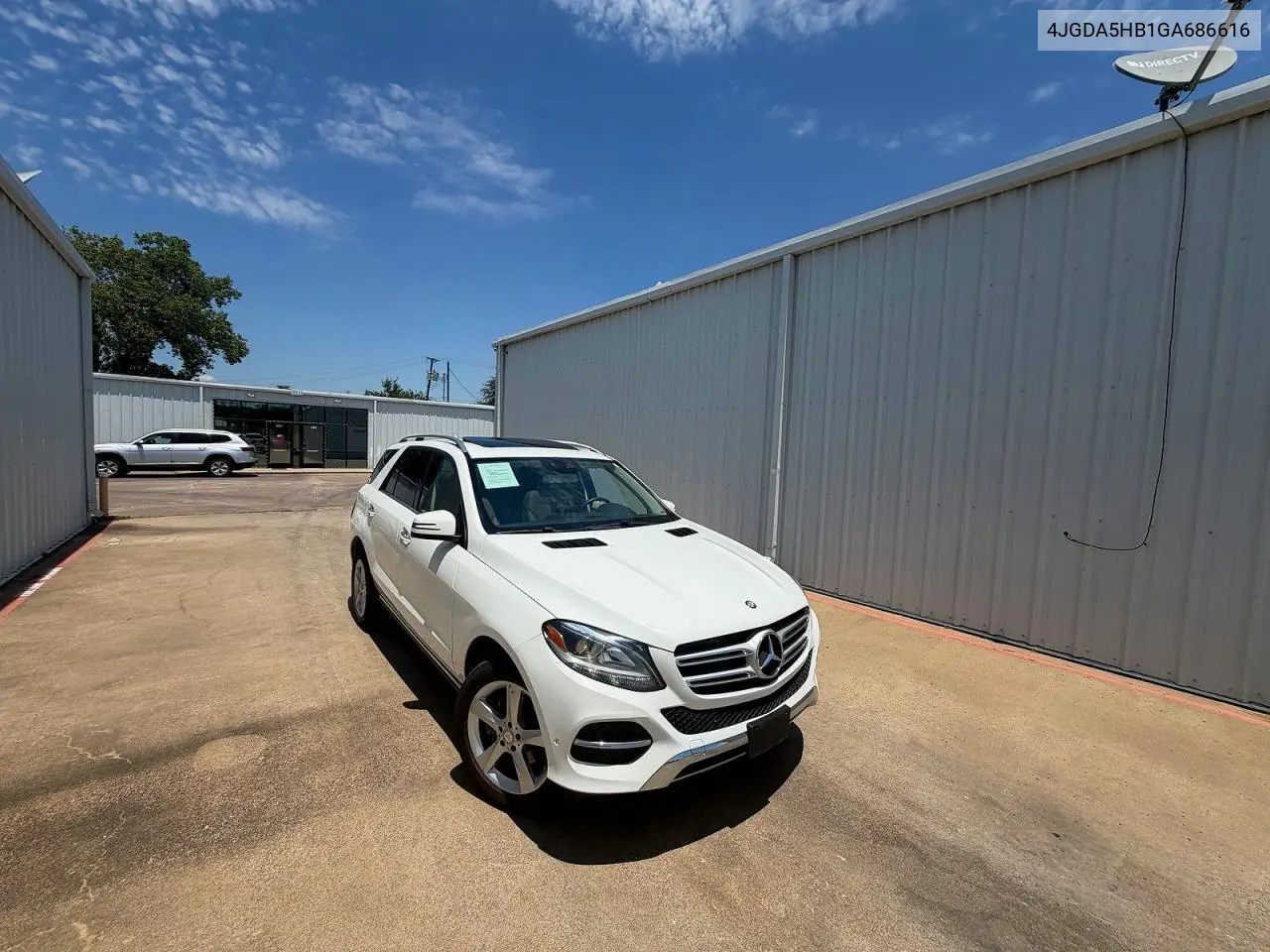 2016 Mercedes-Benz Gle 350 4Matic VIN: 4JGDA5HB1GA686616 Lot: 60723146