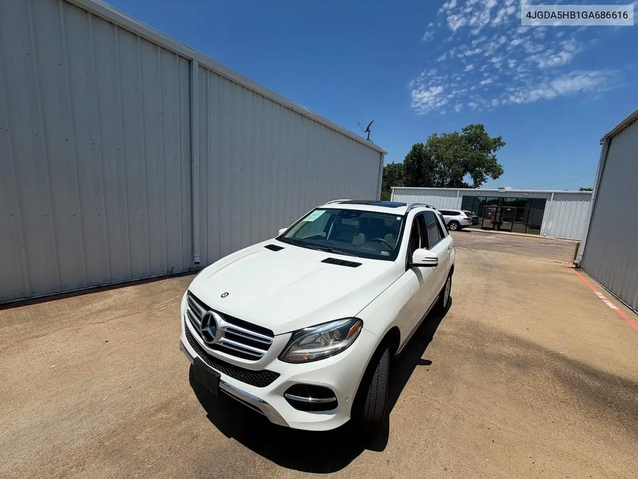 2016 Mercedes-Benz Gle 350 4Matic VIN: 4JGDA5HB1GA686616 Lot: 60723146