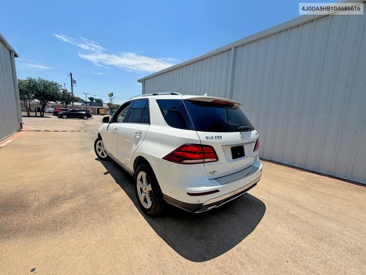 2016 Mercedes-Benz Gle 350 4Matic VIN: 4JGDA5HB1GA686616 Lot: 60723146