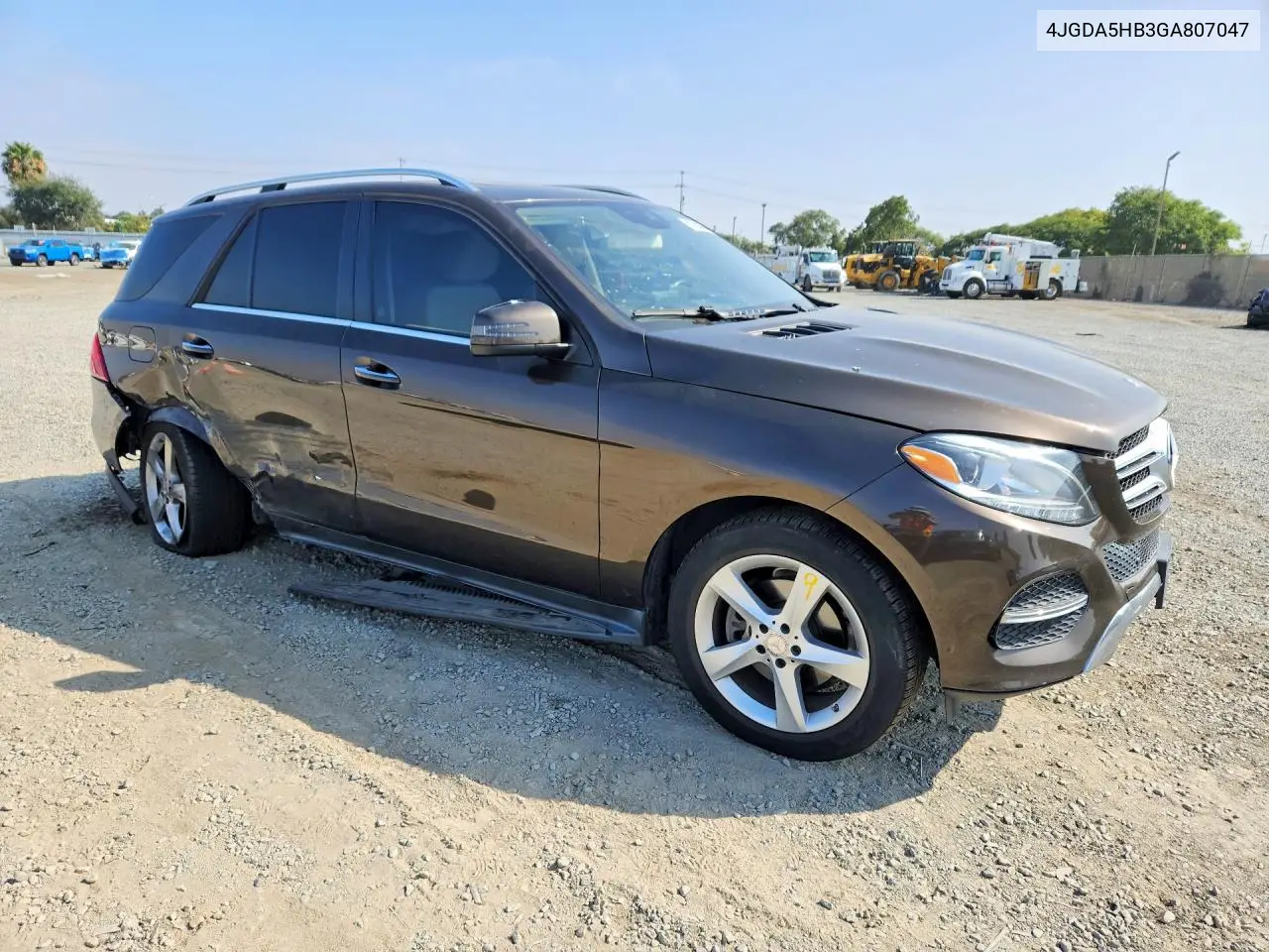 2016 Mercedes-Benz Gle 350 4Matic VIN: 4JGDA5HB3GA807047 Lot: 60784306