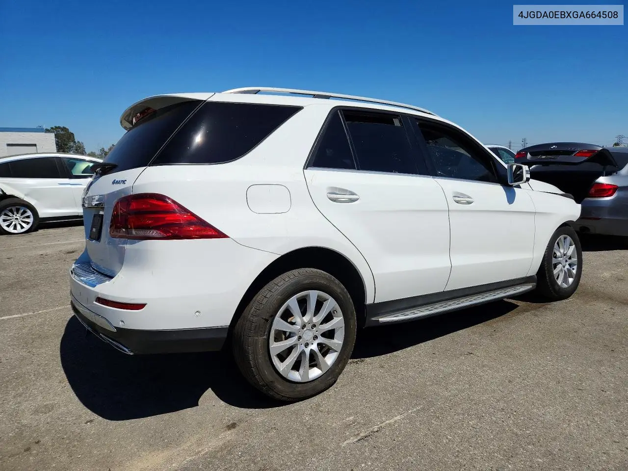 2016 Mercedes-Benz Gle 300D 4Matic VIN: 4JGDA0EBXGA664508 Lot: 60836496
