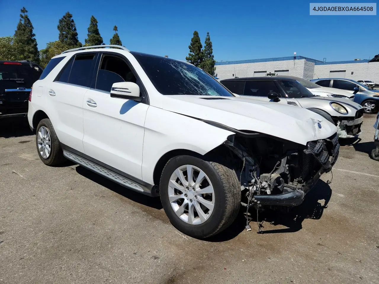 2016 Mercedes-Benz Gle 300D 4Matic VIN: 4JGDA0EBXGA664508 Lot: 60836496