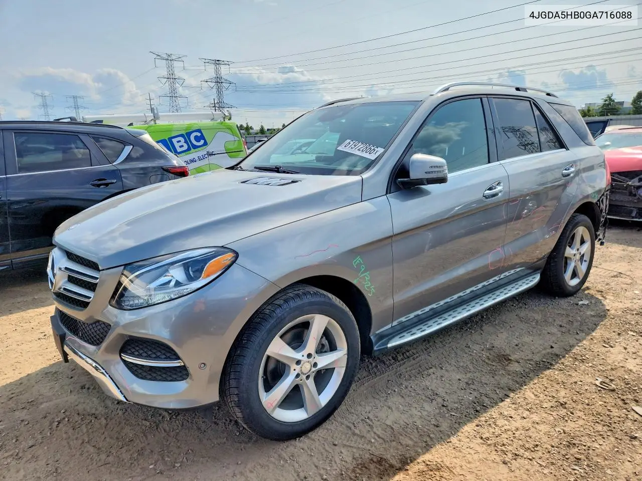 2016 Mercedes-Benz Gle 350 4Matic VIN: 4JGDA5HB0GA716088 Lot: 61972866