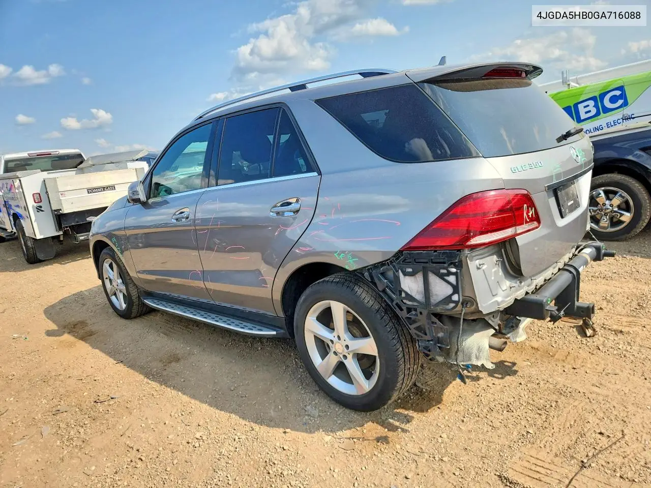 2016 Mercedes-Benz Gle 350 4Matic VIN: 4JGDA5HB0GA716088 Lot: 61972866