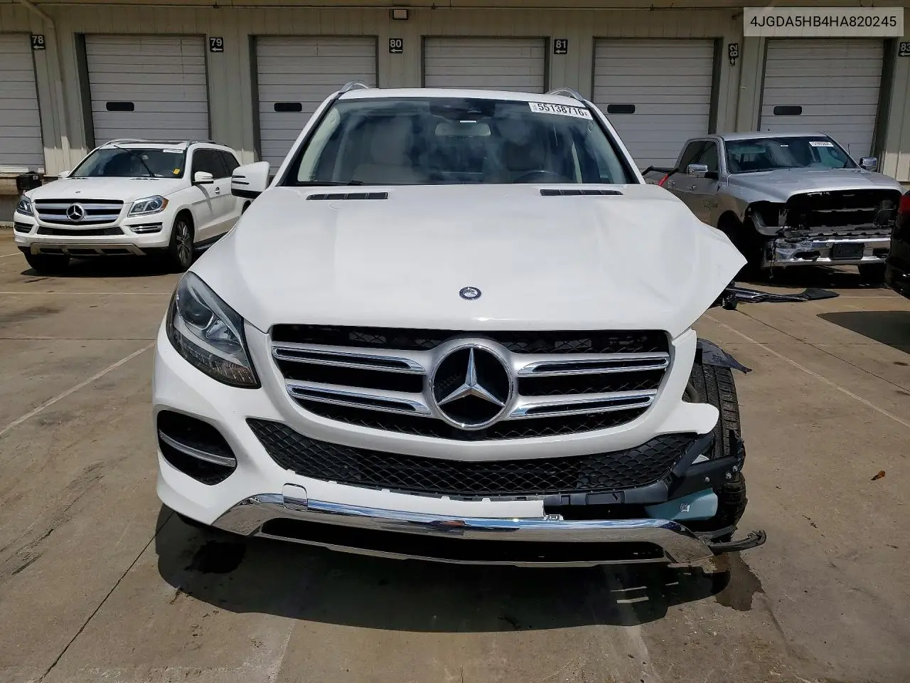 2017 Mercedes-Benz Gle 350 4Matic VIN: 4JGDA5HB4HA820245 Lot: 55138716
