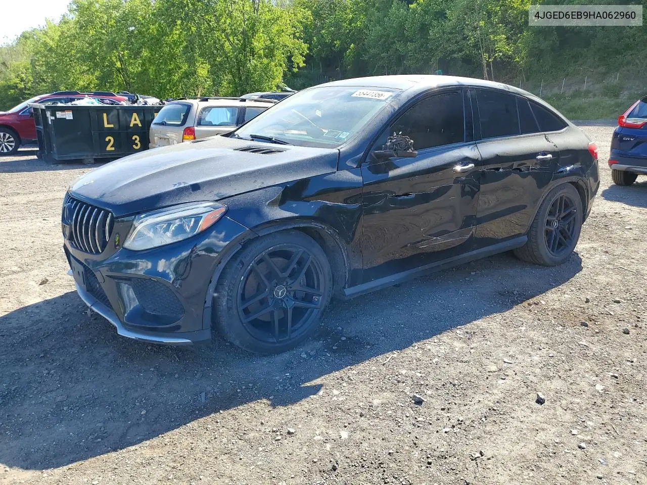 2017 Mercedes-Benz Gle Coupe 43 Amg VIN: 4JGED6EB9HA062960 Lot: 55441356