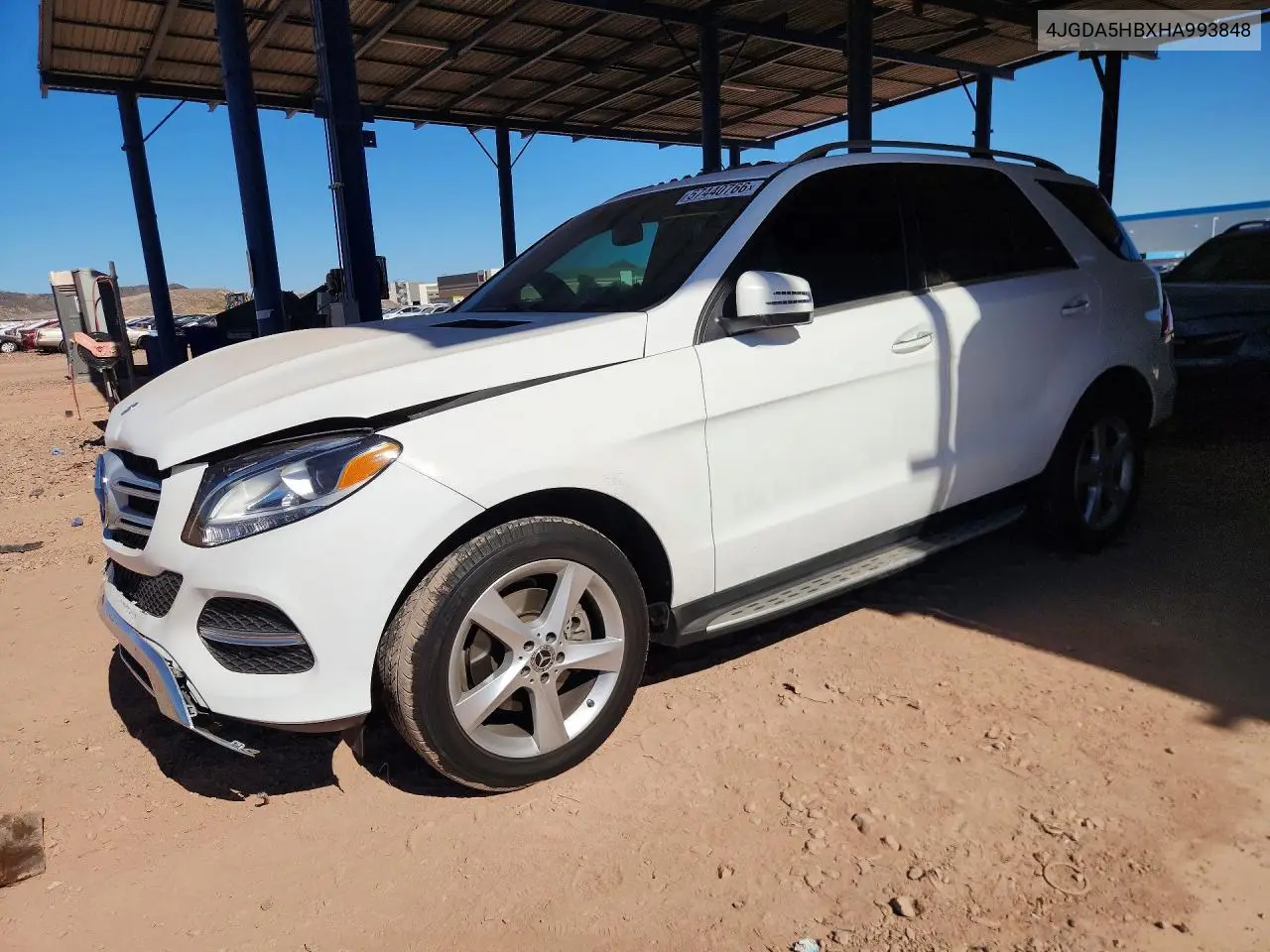 2017 Mercedes-Benz Gle 350 4Matic VIN: 4JGDA5HBXHA993848 Lot: 57440766