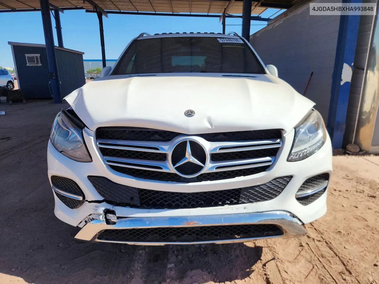 2017 Mercedes-Benz Gle 350 4Matic VIN: 4JGDA5HBXHA993848 Lot: 57440766