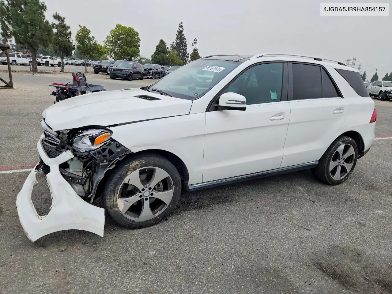 2017 Mercedes-Benz Gle 350 VIN: 4JGDA5JB9HA854157 Lot: 58781516