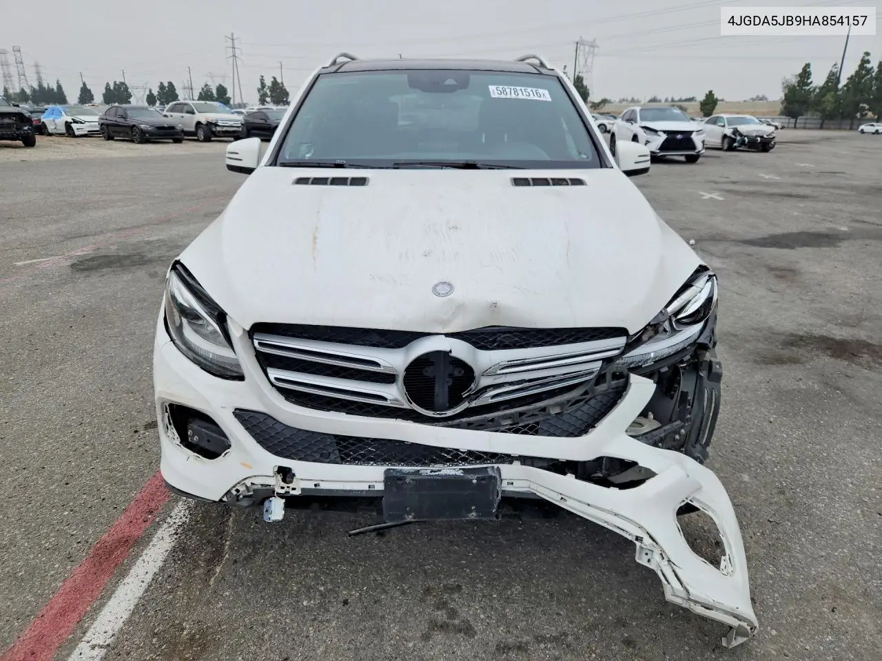 2017 Mercedes-Benz Gle 350 VIN: 4JGDA5JB9HA854157 Lot: 58781516