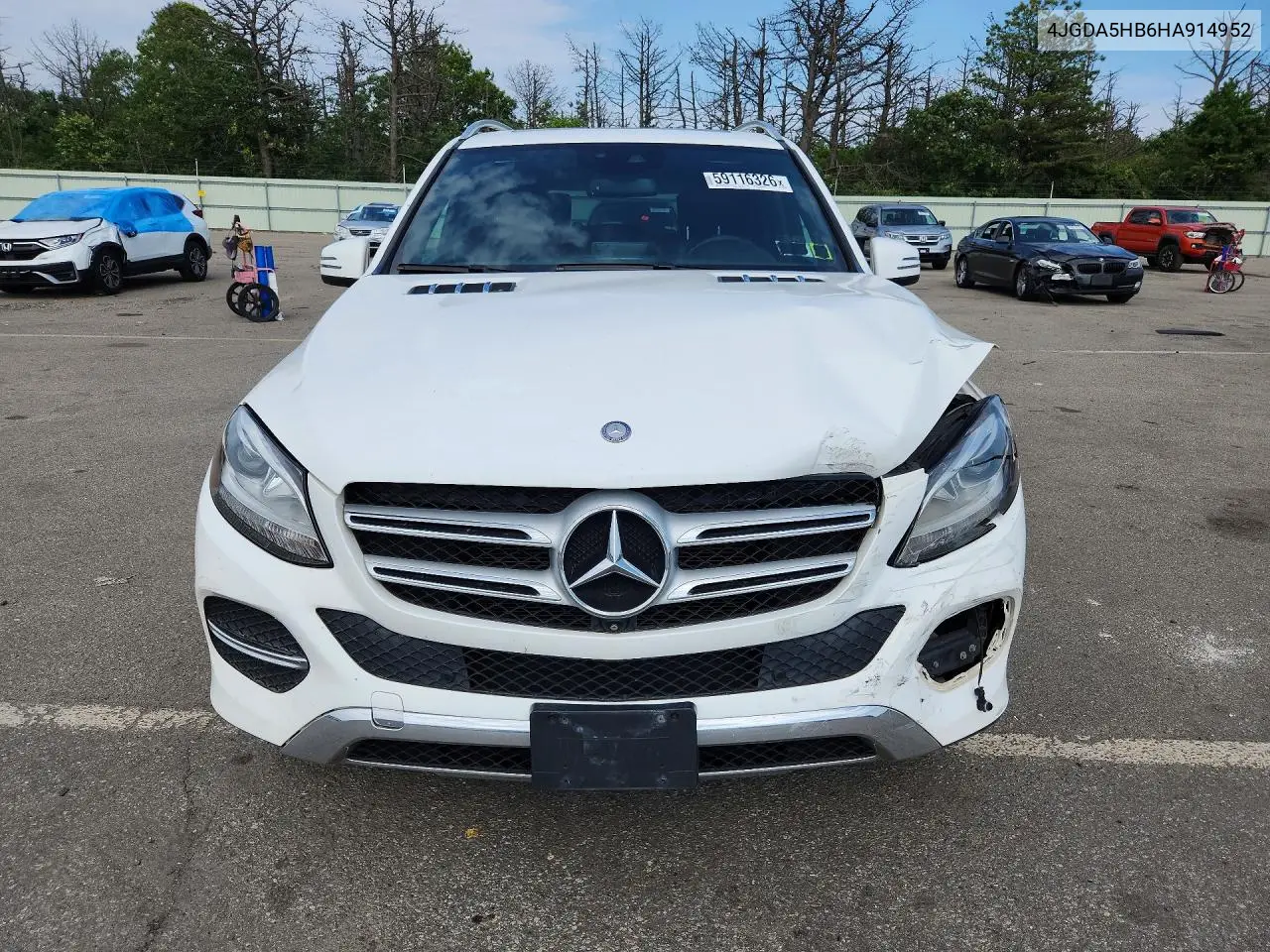 2017 Mercedes-Benz Gle 350 4Matic VIN: 4JGDA5HB6HA914952 Lot: 59116326