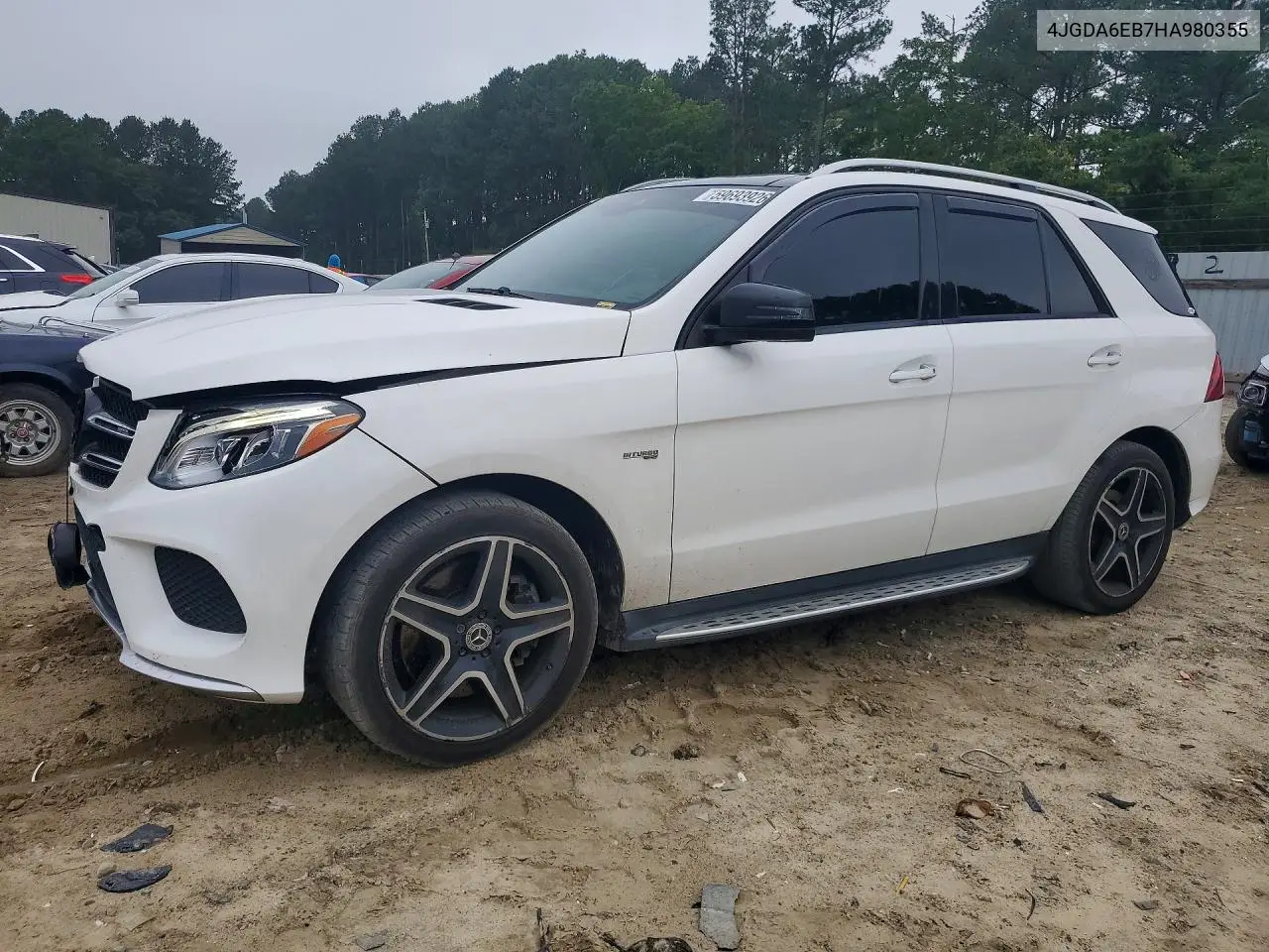 2017 Mercedes-Benz Gle 43 Amg VIN: 4JGDA6EB7HA980355 Lot: 59693926