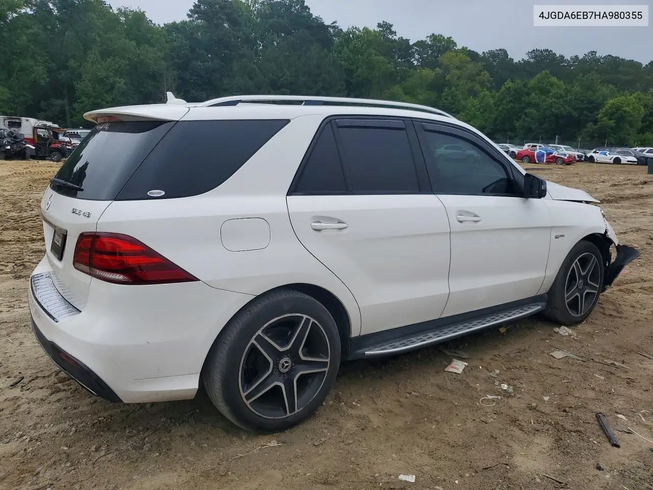 2017 Mercedes-Benz Gle 43 Amg VIN: 4JGDA6EB7HA980355 Lot: 59693926