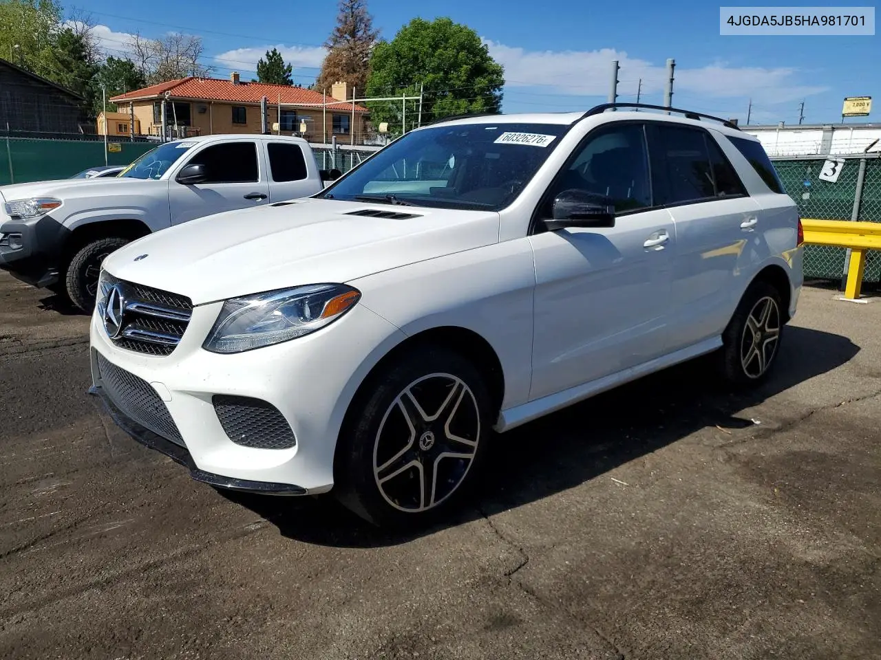 2017 Mercedes-Benz Gle 350 VIN: 4JGDA5JB5HA981701 Lot: 60326276