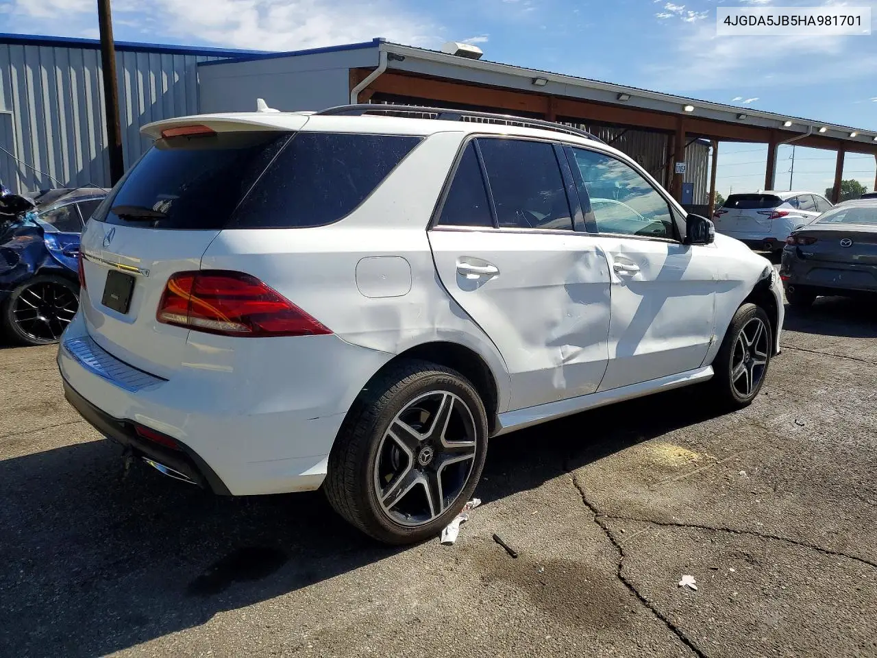 2017 Mercedes-Benz Gle 350 VIN: 4JGDA5JB5HA981701 Lot: 60326276