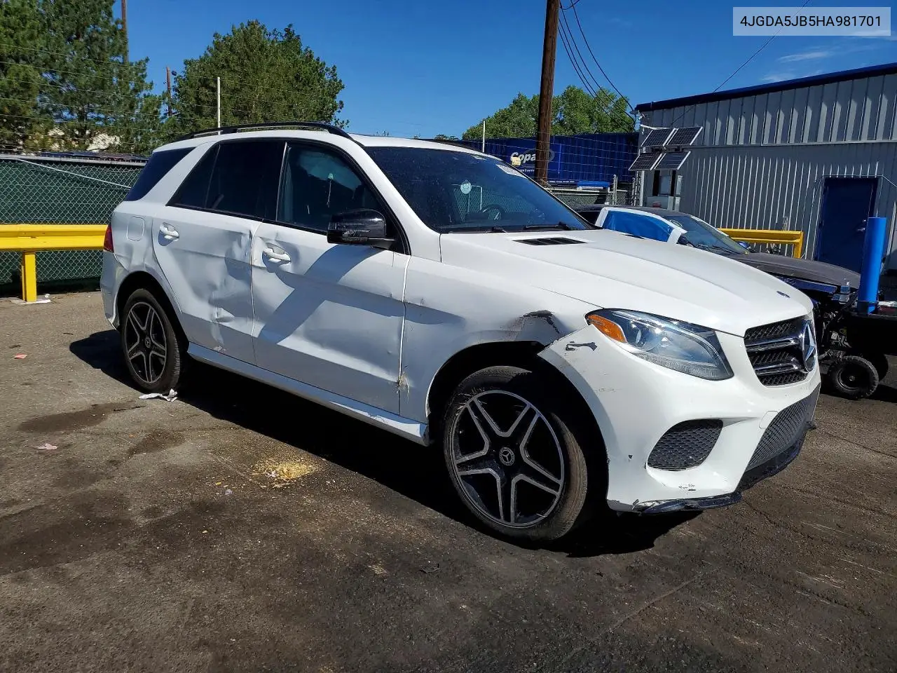 2017 Mercedes-Benz Gle 350 VIN: 4JGDA5JB5HA981701 Lot: 60326276