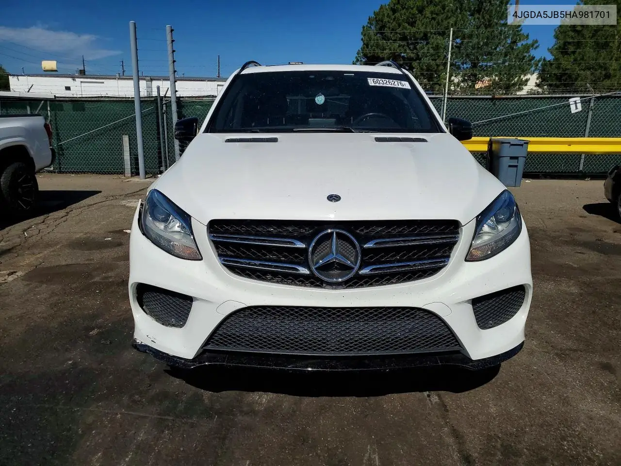 2017 Mercedes-Benz Gle 350 VIN: 4JGDA5JB5HA981701 Lot: 60326276