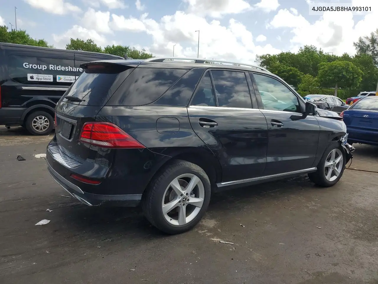 2017 Mercedes-Benz Gle 350 VIN: 4JGDA5JB8HA993101 Lot: 60362546