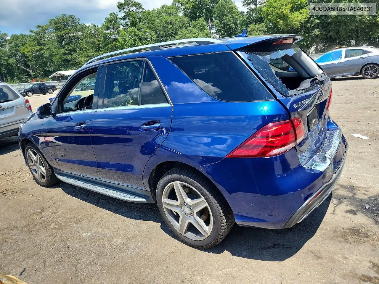 2017 Mercedes-Benz Gle 350 4Matic VIN: 4JGDA5HB5HA840231 Lot: 60376886