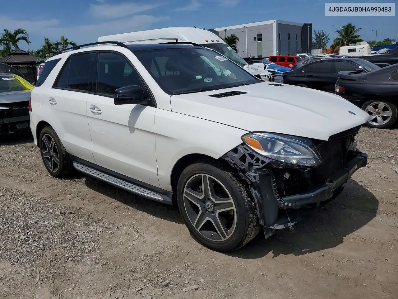 2017 Mercedes-Benz Gle 350 VIN: 4JGDA5JB0HA990483 Lot: 60660286