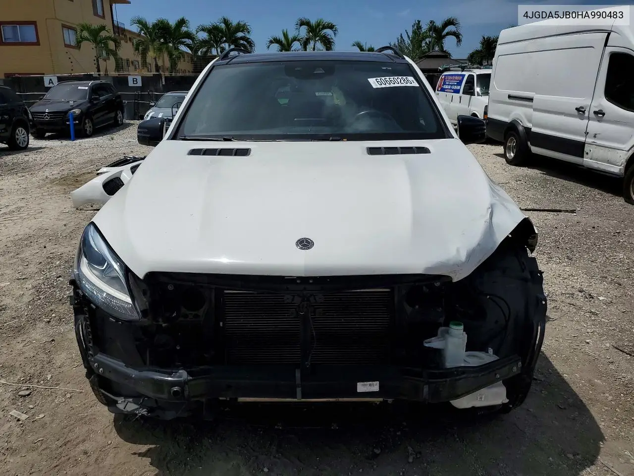 2017 Mercedes-Benz Gle 350 VIN: 4JGDA5JB0HA990483 Lot: 60660286