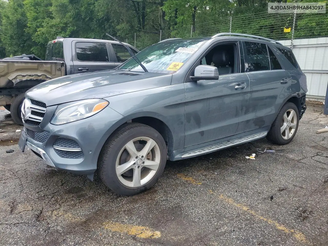 2017 Mercedes-Benz Gle 350 4Matic VIN: 4JGDA5HB9HA843097 Lot: 60698006