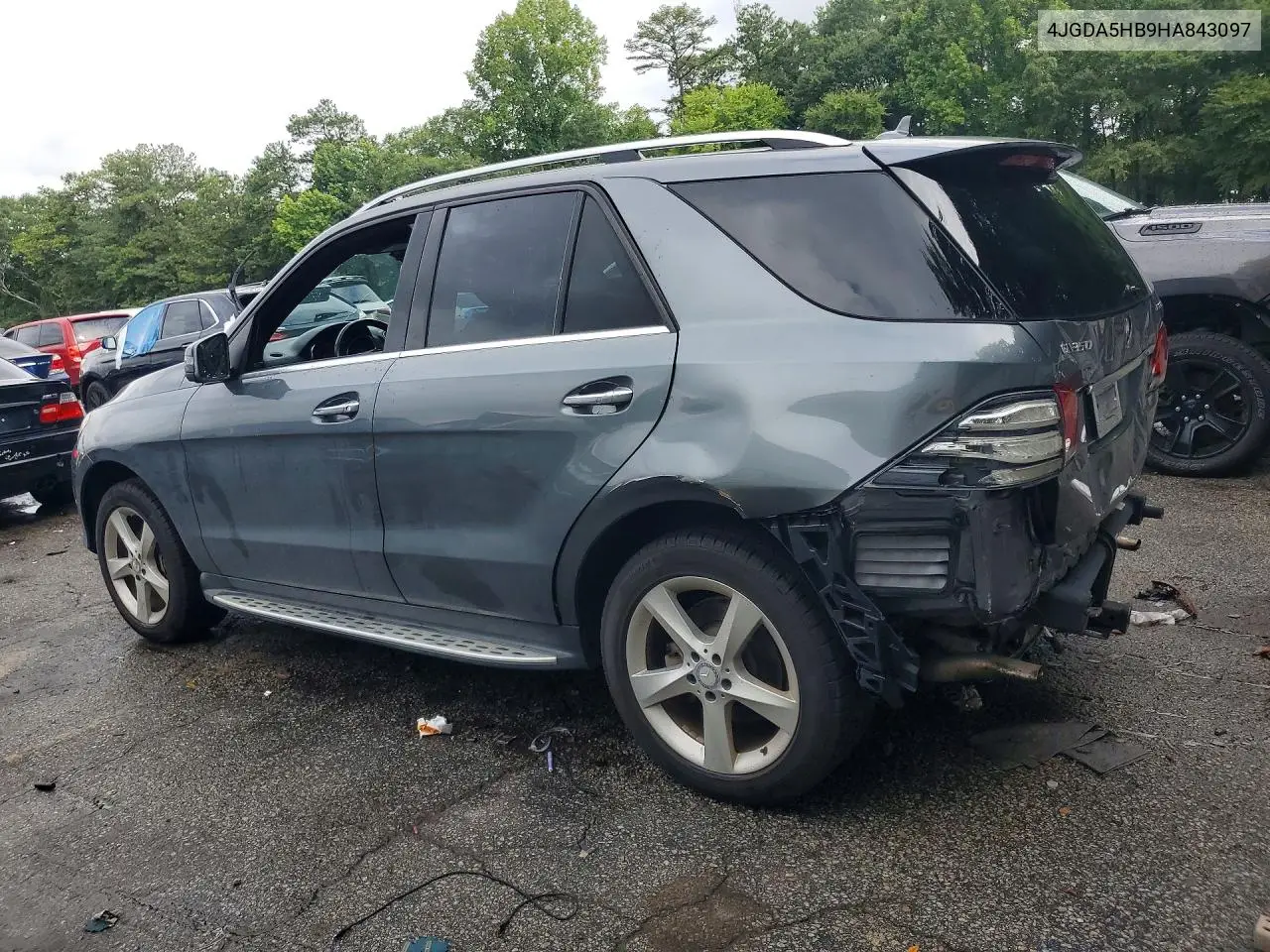 2017 Mercedes-Benz Gle 350 4Matic VIN: 4JGDA5HB9HA843097 Lot: 60698006