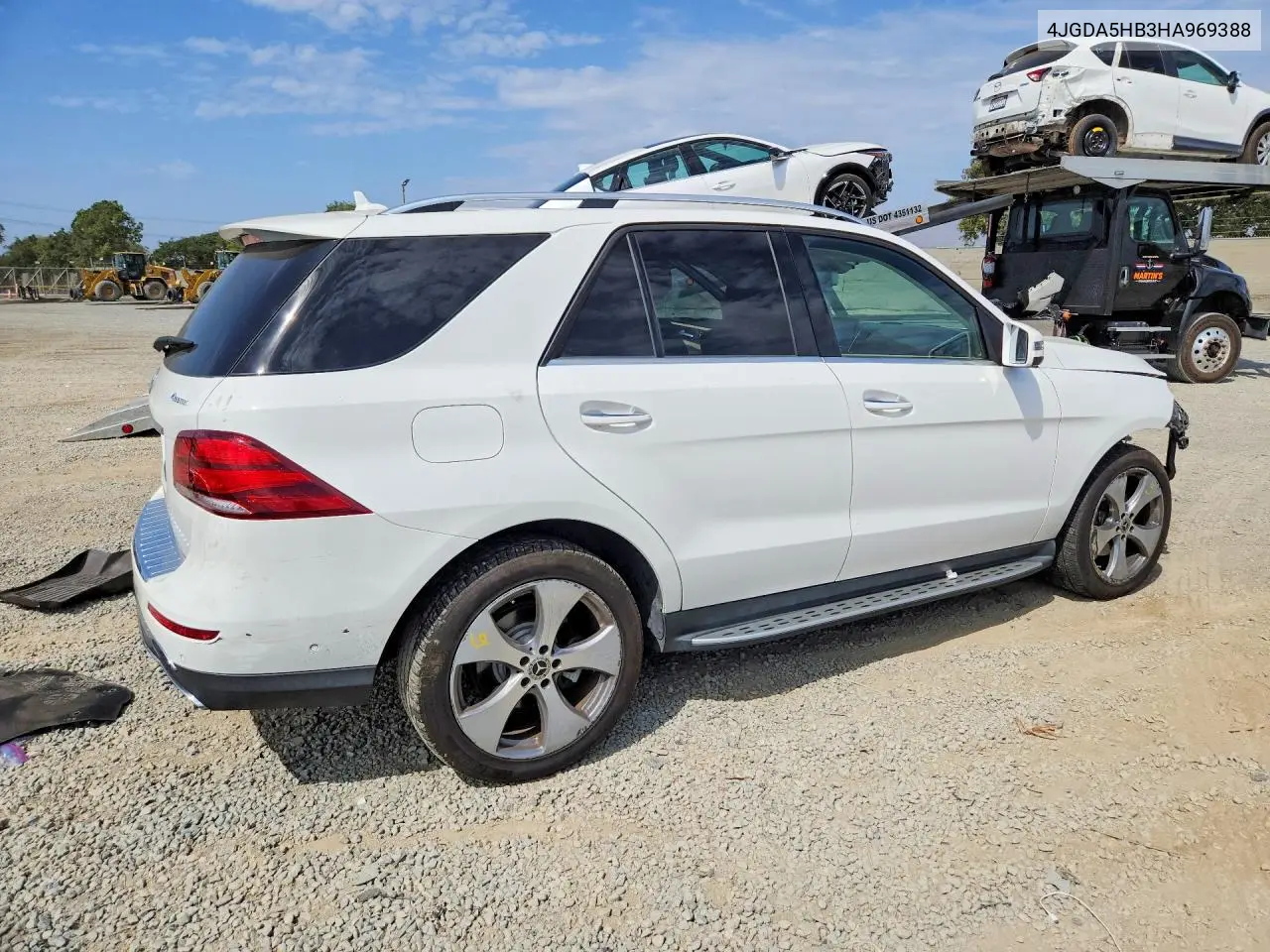 2017 Mercedes-Benz Gle 350 4Matic VIN: 4JGDA5HB3HA969388 Lot: 61057496