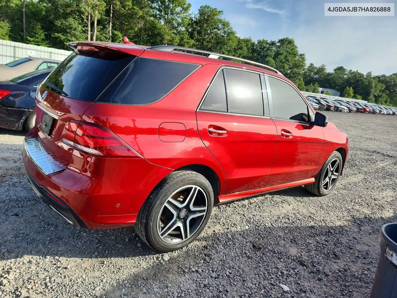 2017 Mercedes-Benz Gle 350 VIN: 4JGDA5JB7HA826888 Lot: 61631836