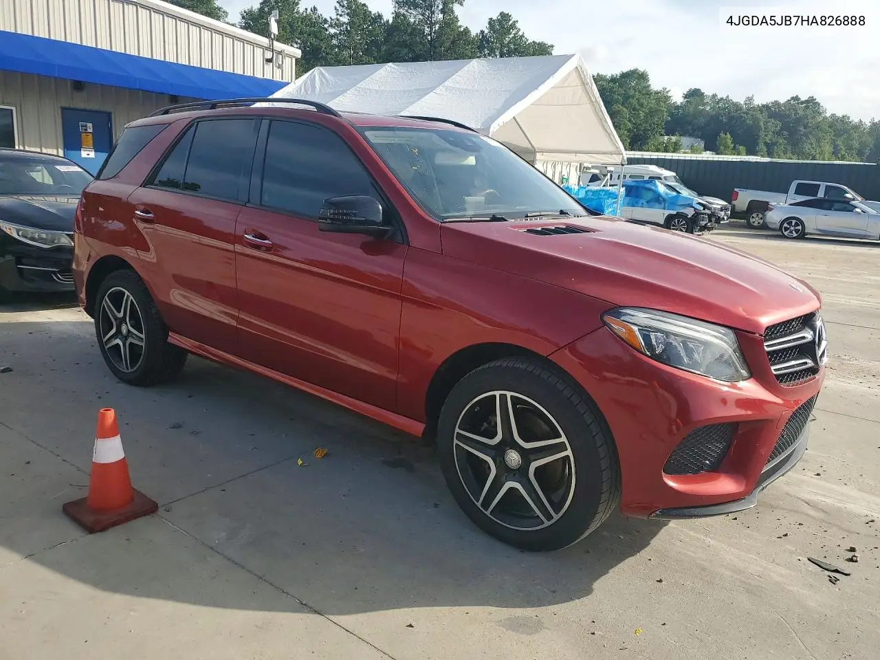 2017 Mercedes-Benz Gle 350 VIN: 4JGDA5JB7HA826888 Lot: 61631836