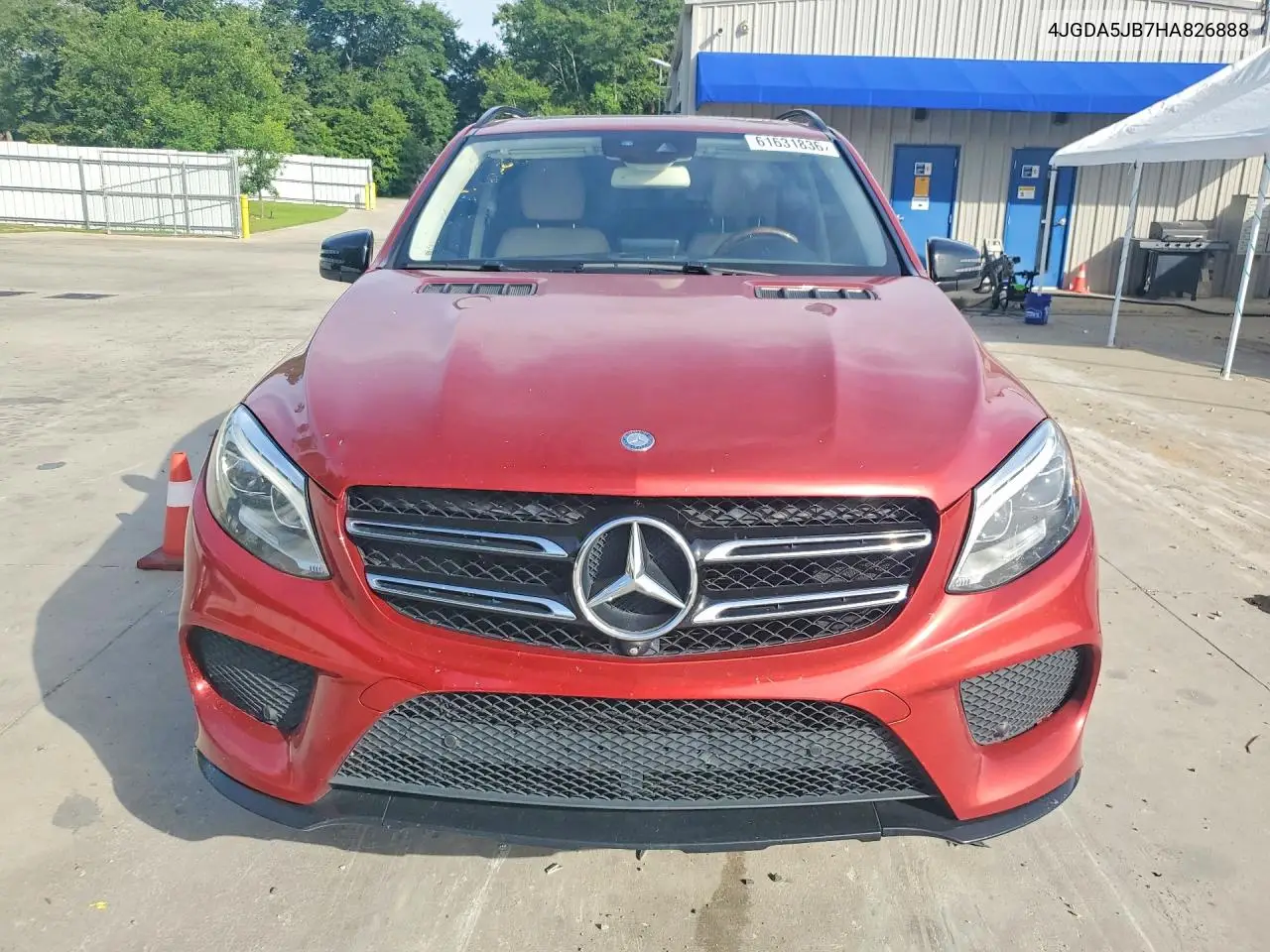 2017 Mercedes-Benz Gle 350 VIN: 4JGDA5JB7HA826888 Lot: 61631836