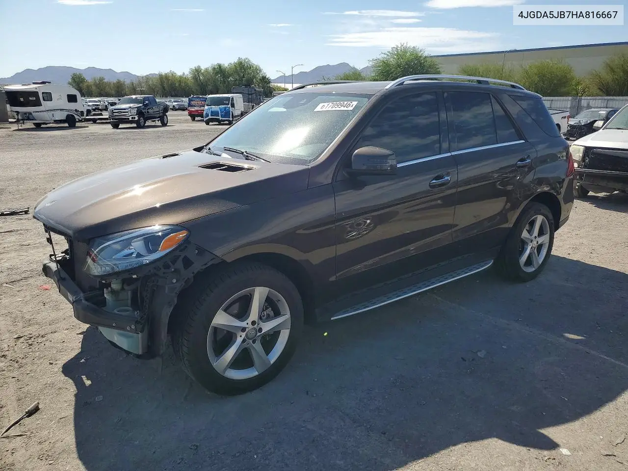 2017 Mercedes-Benz Gle 350 VIN: 4JGDA5JB7HA816667 Lot: 61709946