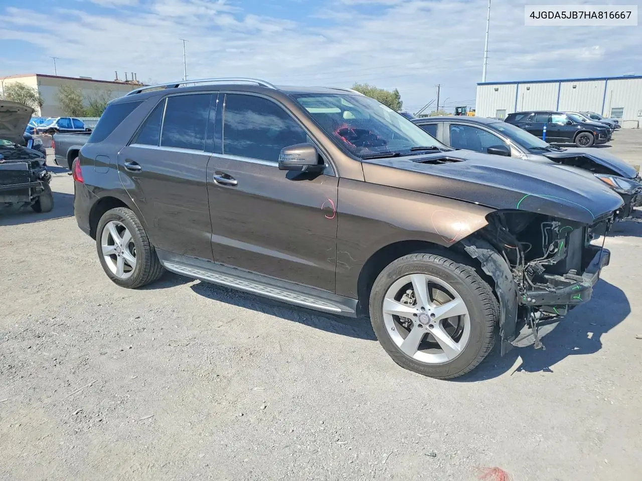 2017 Mercedes-Benz Gle 350 VIN: 4JGDA5JB7HA816667 Lot: 61709946