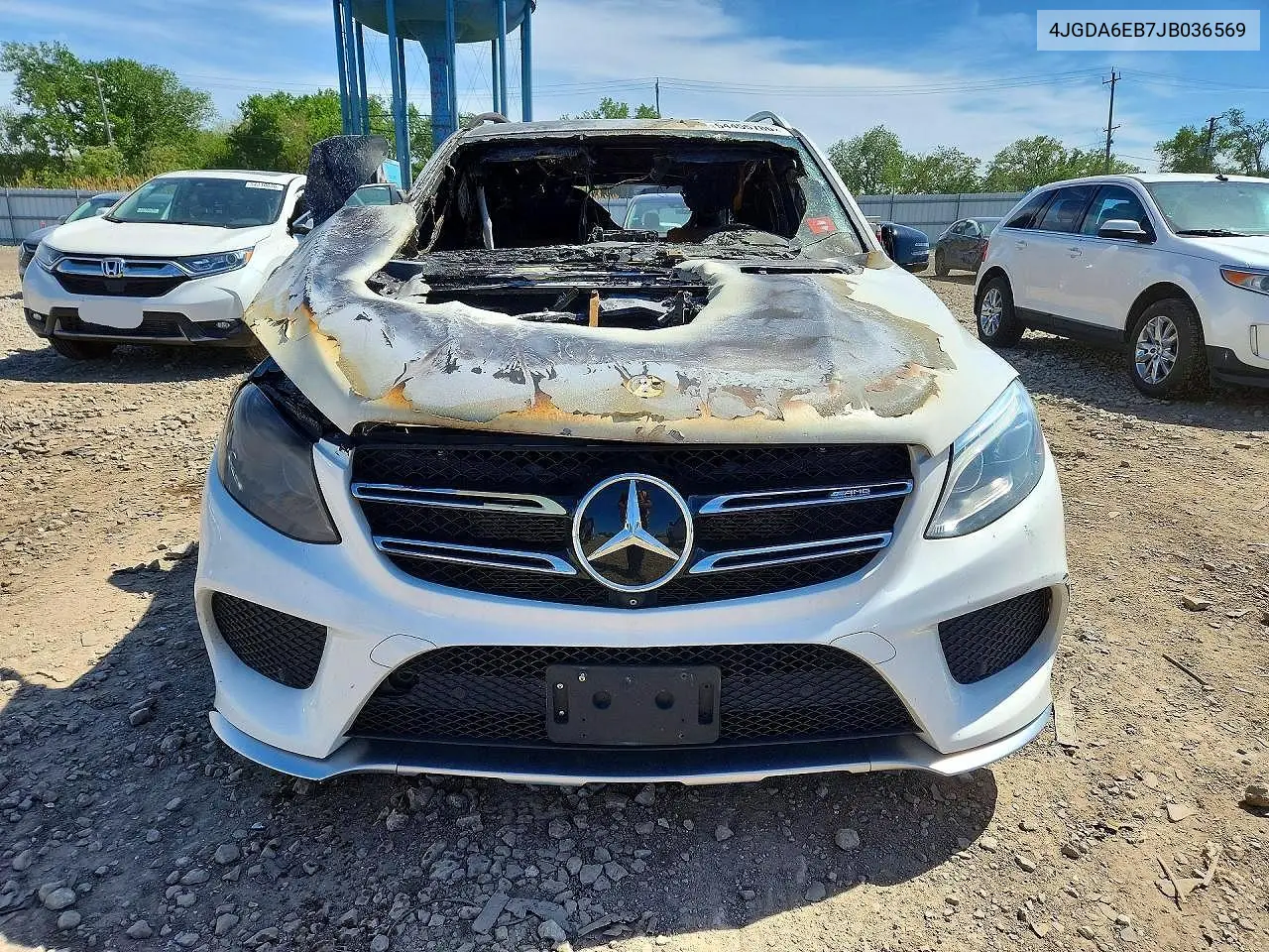 2018 Mercedes-Benz Gle 43 Amg VIN: 4JGDA6EB7JB036569 Lot: 54455786