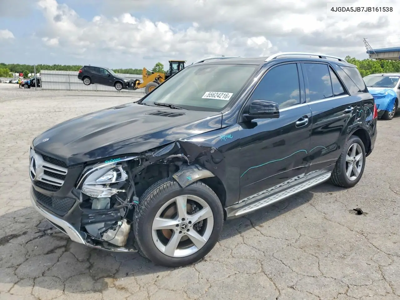 2018 Mercedes-Benz Gle 350 VIN: 4JGDA5JB7JB161538 Lot: 55624216